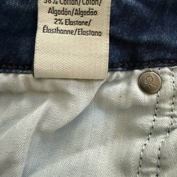 CALVIN KLEIN WOMEN’S DARK BLUE ULTIMAR SKINNY JEANS - Picture 5 of 10